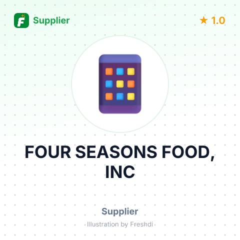 FOUR SEASONS FOOD, INC – summary card, no photo uploaded yet