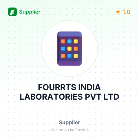 FOURRTS INDIA LABORATORIES PVT LTD – summary card, no photo uploaded yet