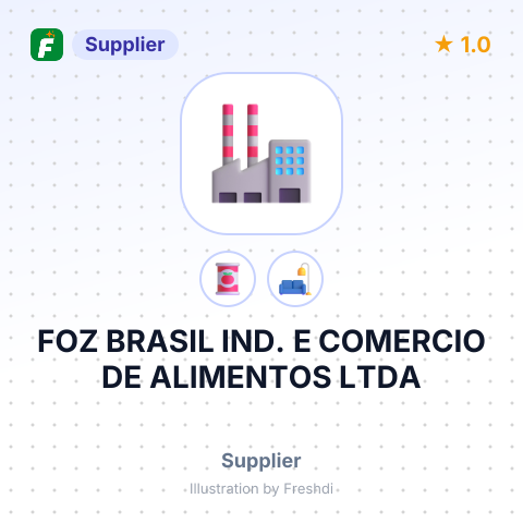 FOZ BRASIL IND. E COMERCIO DE ALIMENTOS LTDA – summary card, no photo uploaded yet