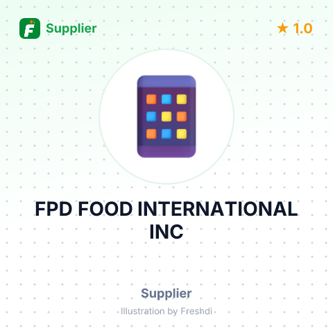 FPD FOOD INTERNATIONAL INC – summary card, no photo uploaded yet