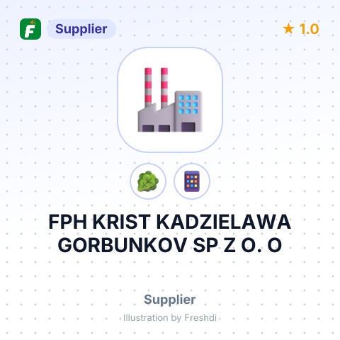 FPH KRIST KADZIELAWA GORBUNKOV SP Z O. O – summary card, no photo uploaded yet