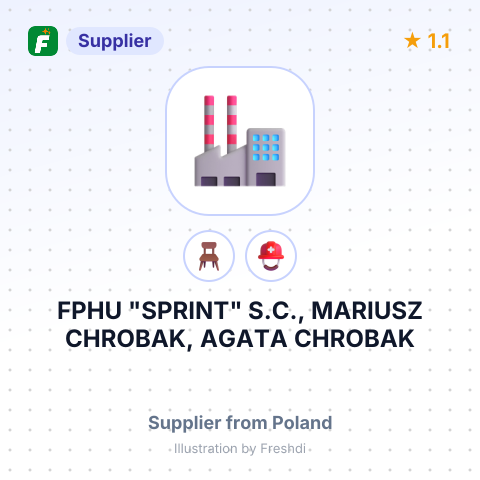 FPHU "SPRINT" S.C., MARIUSZ CHROBAK, AGATA CHROBAK – summary card, no photo uploaded yet