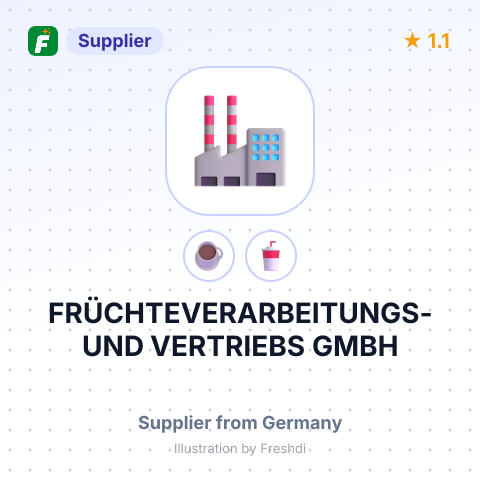 FRÜCHTEVERARBEITUNGS- UND VERTRIEBS GMBH – summary card, no photo uploaded yet