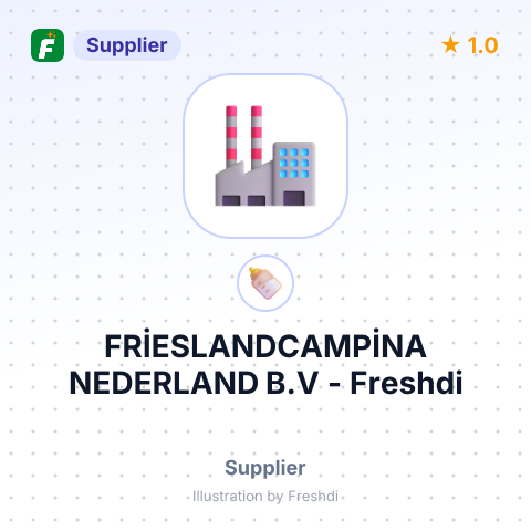 FRİESLANDCAMPİNA NEDERLAND B.V – summary card, no photo uploaded yet