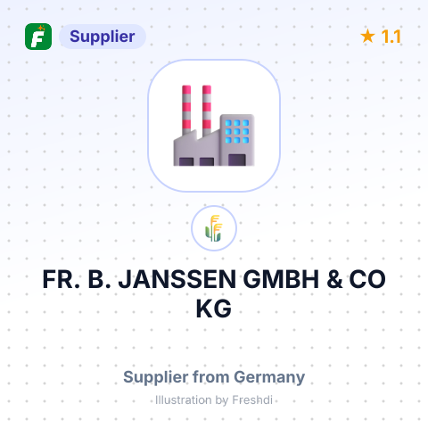 FR. B. JANSSEN GMBH & CO KG – summary card, no photo uploaded yet