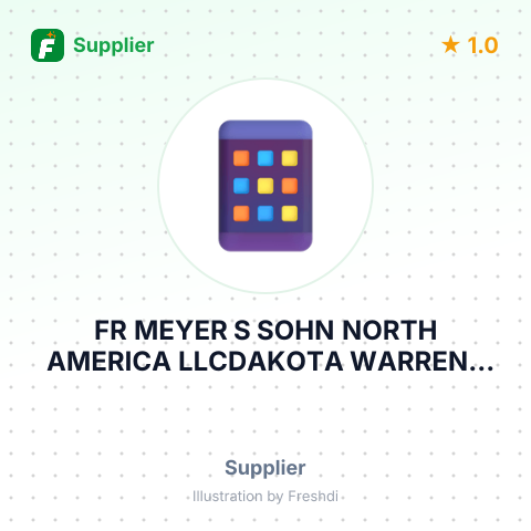 FR MEYER S SOHN NORTH AMERICA LLCDAKOTA WARREN5 COMMERCE DRIVEREADING, PA – summary card, no photo uploaded yet