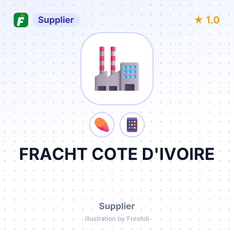 FRACHT COTE D'IVOIRE – summary card, no photo uploaded yet