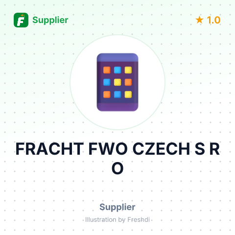 FRACHT FWO CZECH S R O – summary card, no photo uploaded yet
