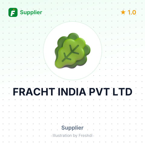 FRACHT INDIA PVT LTD – summary card, no photo uploaded yet