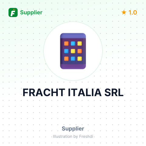 FRACHT ITALIA SRL – summary card, no photo uploaded yet