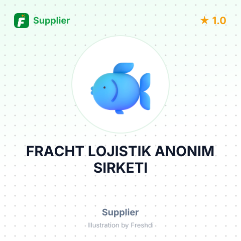 FRACHT LOJISTIK ANONIM SIRKETI – summary card, no photo uploaded yet