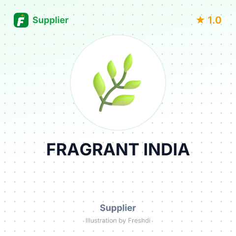 FRAGRANT INDIA – summary card, no photo uploaded yet