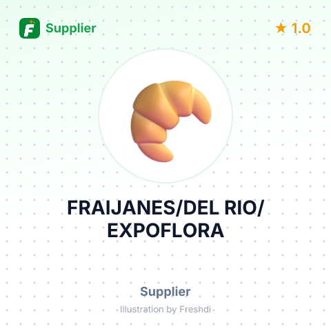 FRAIJANES/DEL RIO/EXPOFLORA – summary card, no photo uploaded yet