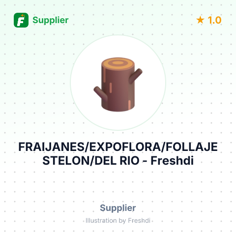 FRAIJANES/EXPOFLORA/FOLLAJE STELON/DEL RIO – summary card, no photo uploaded yet