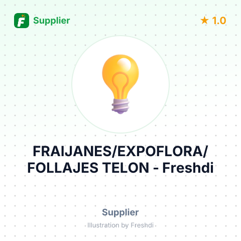 FRAIJANES/EXPOFLORA/FOLLAJES TELON – summary card, no photo uploaded yet
