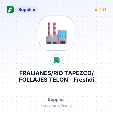 FRAIJANES/RIO TAPEZCO/FOLLAJES TELON – summary card, no photo uploaded yet
