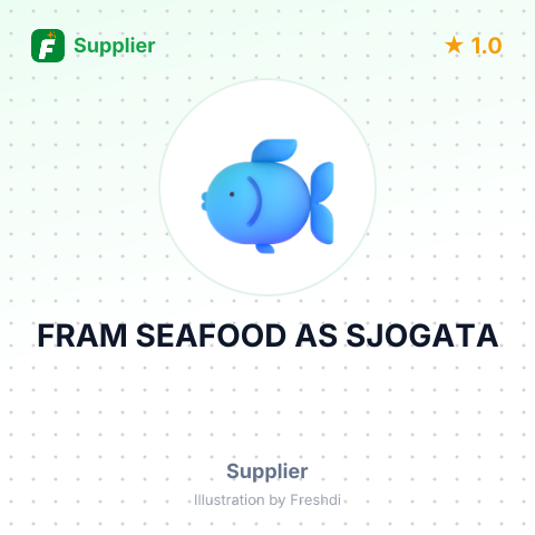 FRAM SEAFOOD AS SJOGATA – summary card, no photo uploaded yet