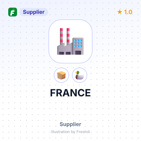 FRANCE – summary card, no photo uploaded yet