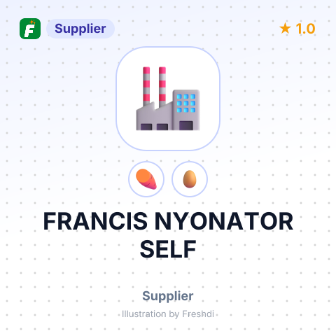 FRANCIS NYONATOR SELF – summary card, no photo uploaded yet