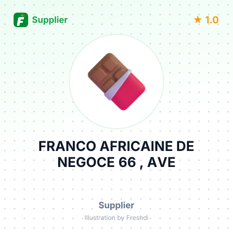FRANCO AFRICAINE DE NEGOCE 66 , AVE – summary card, no photo uploaded yet