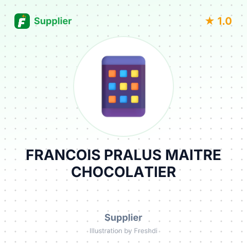 FRANCOIS PRALUS MAITRE CHOCOLATIER – summary card, no photo uploaded yet