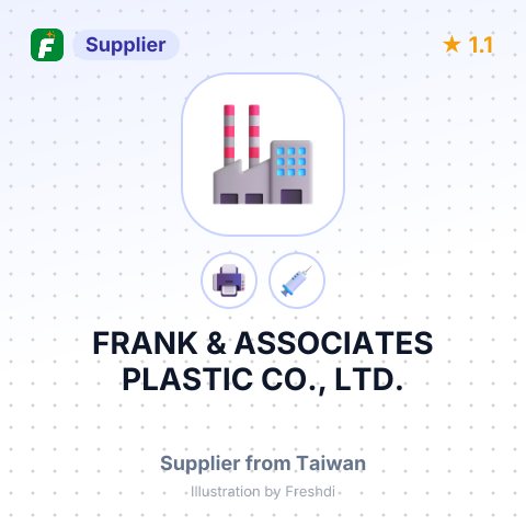 FRANK & ASSOCIATES PLASTIC CO., LTD. – summary card, no photo uploaded yet