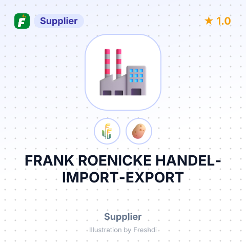 FRANK ROENICKE HANDEL-IMPORT-EXPORT – summary card, no photo uploaded yet