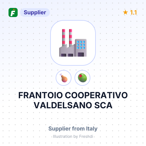 FRANTOIO COOPERATIVO VALDELSANO SCA – summary card, no photo uploaded yet