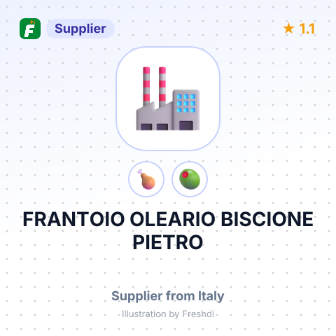 FRANTOIO OLEARIO BISCIONE PIETRO – summary card, no photo uploaded yet