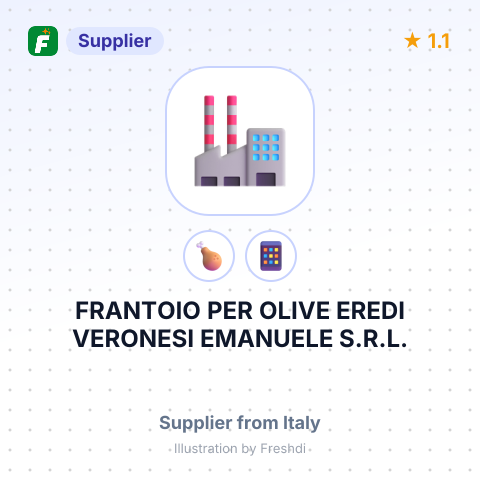 FRANTOIO PER OLIVE EREDI VERONESI EMANUELE S.R.L. – summary card, no photo uploaded yet