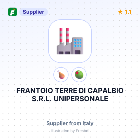 FRANTOIO TERRE DI CAPALBIO S.R.L. UNIPERSONALE – summary card, no photo uploaded yet