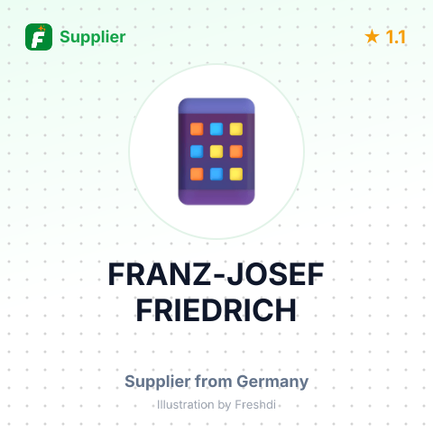 FRANZ-JOSEF FRIEDRICH – summary card, no photo uploaded yet