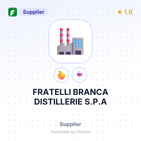 FRATELLI BRANCA DISTILLERIE S.P.A – summary card, no photo uploaded yet