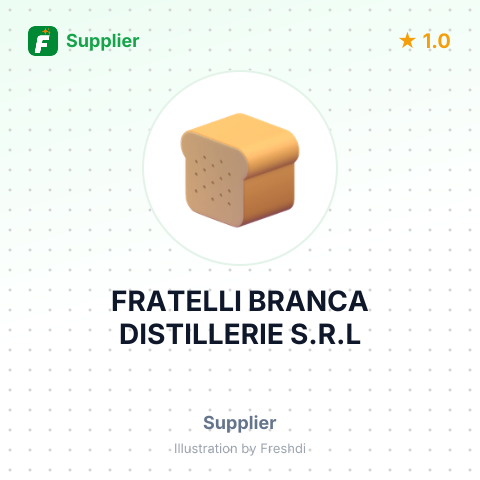 FRATELLI BRANCA DISTILLERIE S.R.L – summary card, no photo uploaded yet