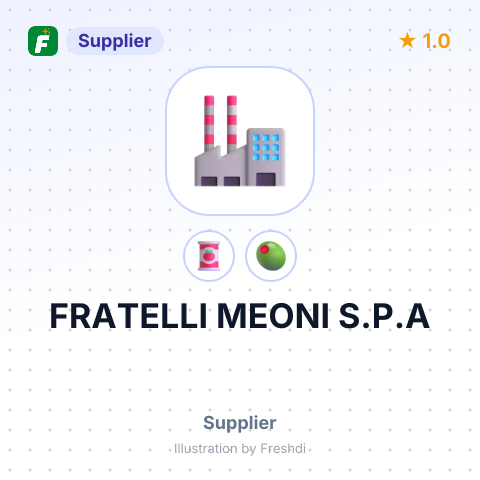 FRATELLI MEONI S.P.A – summary card, no photo uploaded yet