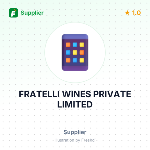 FRATELLI WINES PRIVATE LIMITED – summary card, no photo uploaded yet