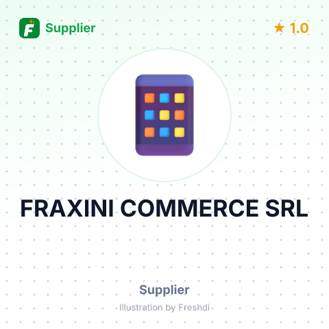 FRAXINI COMMERCE SRL – summary card, no photo uploaded yet
