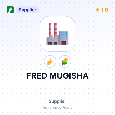 FRED MUGISHA – summary card, no photo uploaded yet