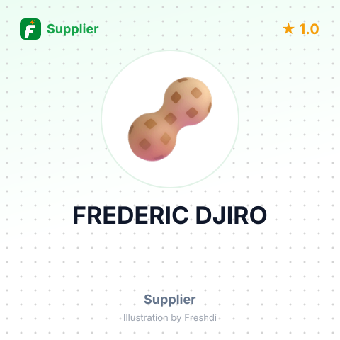FREDERIC DJIRO – summary card, no photo uploaded yet