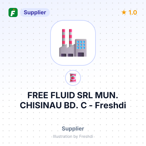FREE FLUID SRL MUN. CHISINAU BD. C – summary card, no photo uploaded yet