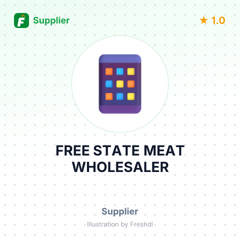 FREE STATE MEAT WHOLESALER – summary card, no photo uploaded yet