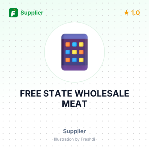 FREE STATE WHOLESALE MEAT – summary card, no photo uploaded yet