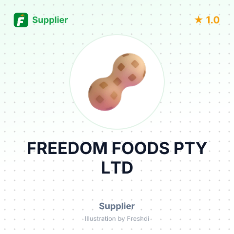 FREEDOM FOODS PTY LTD – summary card, no photo uploaded yet