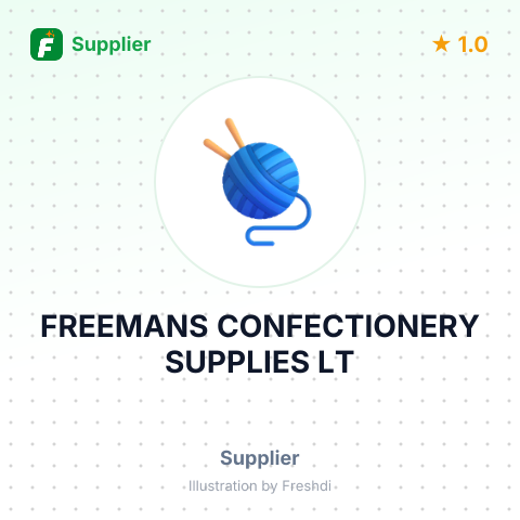 FREEMANS CONFECTIONERY SUPPLIES LT – summary card, no photo uploaded yet