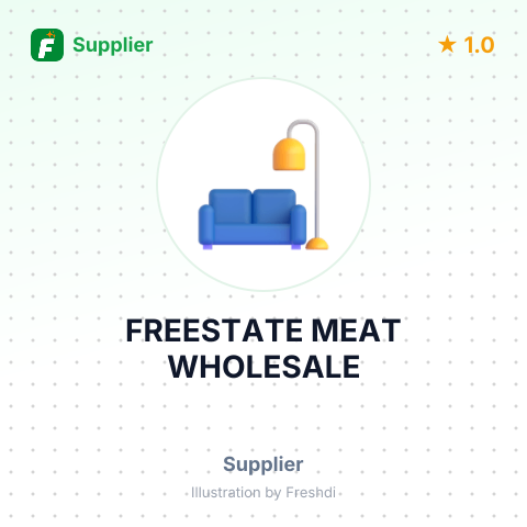 FREESTATE MEAT WHOLESALE – summary card, no photo uploaded yet