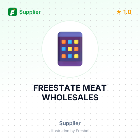 FREESTATE MEAT WHOLESALES – summary card, no photo uploaded yet