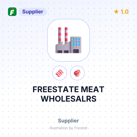 FREESTATE MEAT WHOLESALRS – summary card, no photo uploaded yet