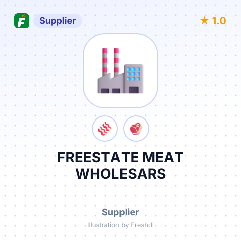 FREESTATE MEAT WHOLESARS – summary card, no photo uploaded yet