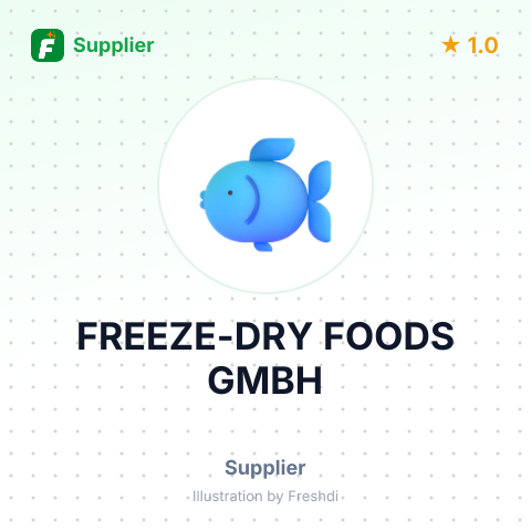 FREEZE-DRY FOODS GMBH – summary card, no photo uploaded yet