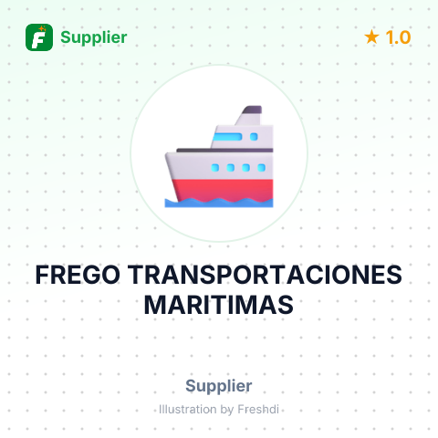 FREGO TRANSPORTACIONES MARITIMAS – summary card, no photo uploaded yet